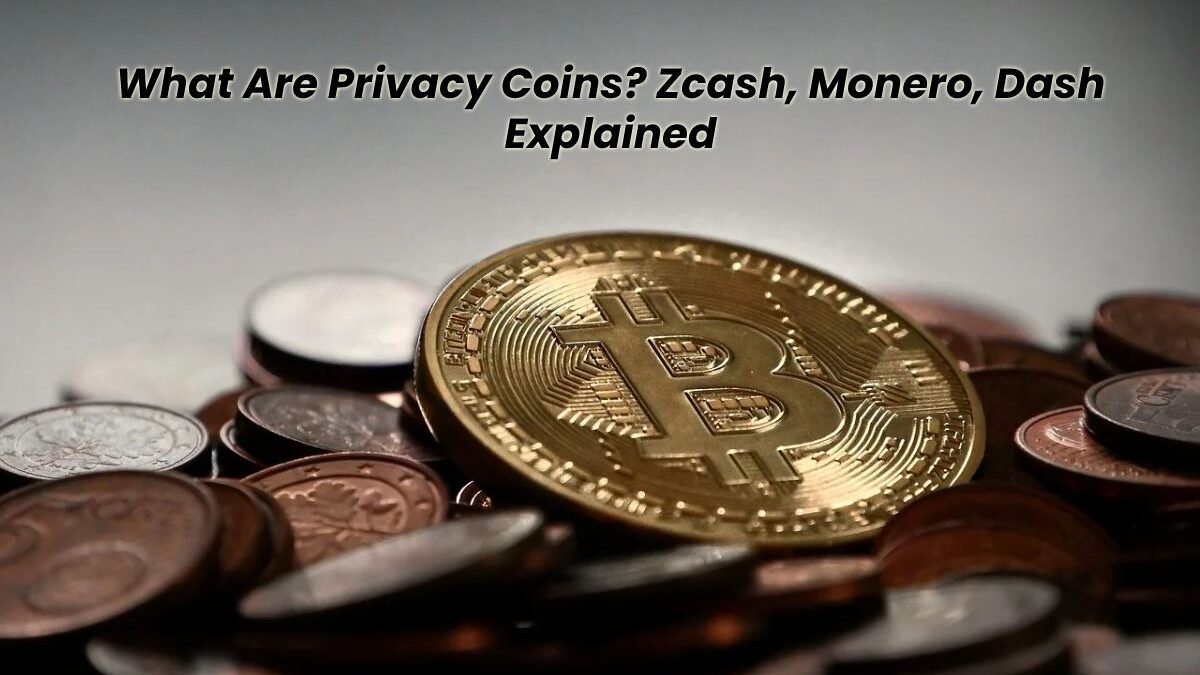 What are Privacy Coins? Zcash, Monero, Dash Explained