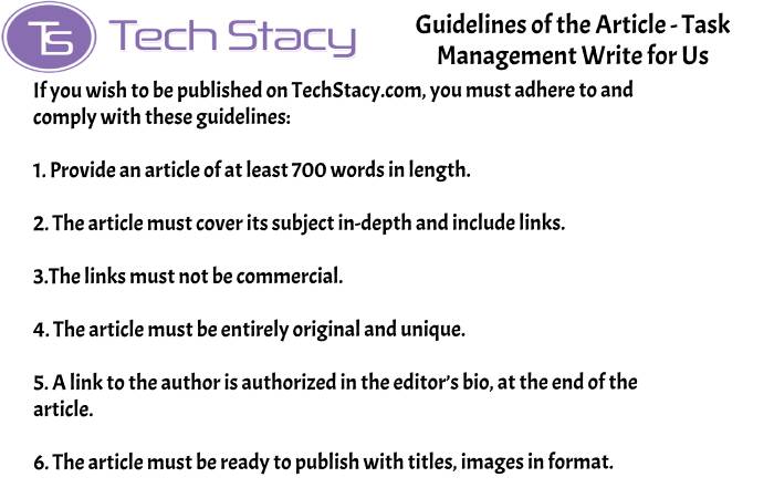 guidelines Task Management write for PSD3(2)(41)