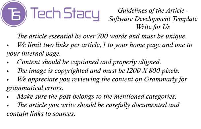 Software Development Template Write for Us Guidelines 