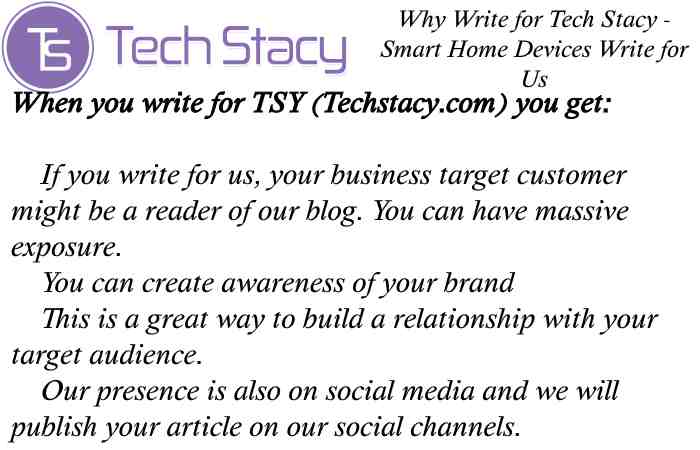 Smart Home Devices Why Write for Us