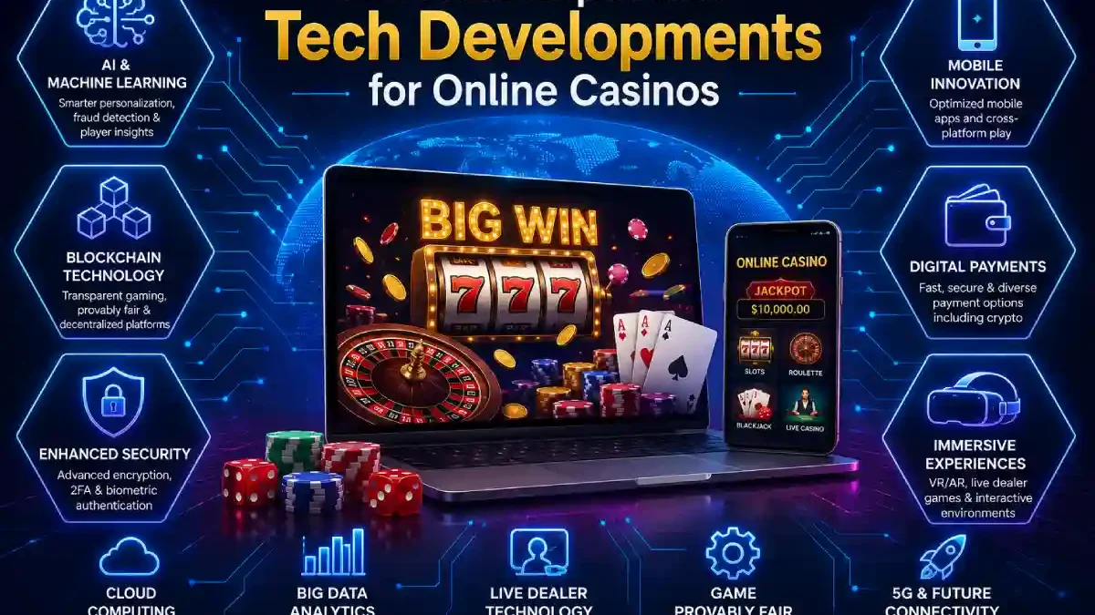 The Most Important Tech Developments for Online Casinos